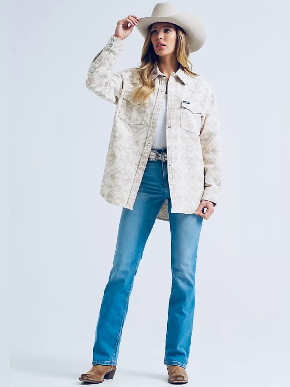 Wrangler Corduroy Western Shacket